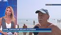 Rimini, temperature bollenti in spiaggia