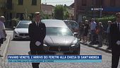 Favaro Veneto, l'arrivo dei feretri alla chiesa di Sant'Andrea