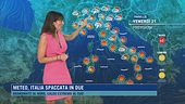 Meteo, Italia spaccata in due