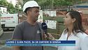 Lavoro e clima pazzo, da un cantiere di Genova