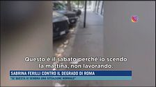 Sabrina Ferilli contro il degrado di Roma