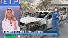 A Palermo, nelle zone colpite dagli incendi