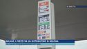 Milano, i prezzi da un distributore di benzina