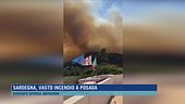 Sardegna, vasto incendio a Posada