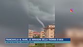 Francavilla al mare, le immagini della tromba d'aria