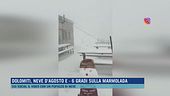 Dolomiti, neve d'agosto e -6 gradi sulla Marmolada