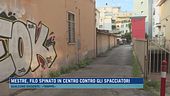 Mestre, filo spinato in centro contro gli spacciatori