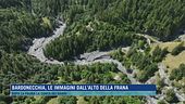 Bardonecchia, le immagini dall'alto della frana