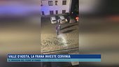Valle d'Aosta, la frana investe Cervinia