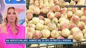 Dal mercato di Ballarò, aumenti del 20-30% su frutta e verdura