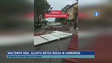 Maltempo oggi, allerta meteo rossa in Lombardia