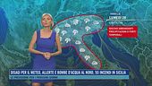 Disagi per il meteo, allerte e bombe d'acqua al nord, 50 incendi in Sicilia