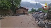 Maltempo nel Comasco, frane e fiumi di fango