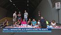 Napoli, l'imprenditore alla manifestazione pro reddito