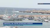 Lampedusa, dal centro accoglienza migranti