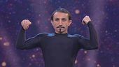 La divertente performance di Simone Barbato