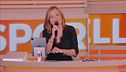 I saluti di Barbara Palombelli senza voce