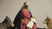 Un presepe all'interno del Forte di Bard