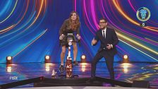 La prova "cyclette" della prima puntata