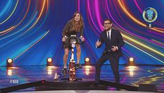 La prova "cyclette" della prima puntata