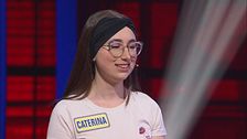 Caterina affronta il gioco finale