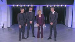 Gianluca Mancini, Lorenzo Pellegrini e Bryan Cristante a C'è Posta per Te