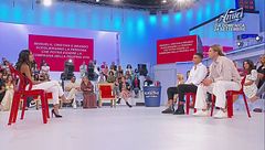 Cristian, Brando e Beatriz: i commenti all'esterna