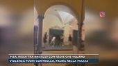 Pisa, rissa tra ragazzi con sedie che volano