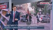 Milano, spesa al supermercato nel 2021 e 2023