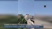 Gaza, palazzo distrutto dalle bombe israeliane