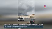 Toscana, le immagini impressionanti della tromba d'aria