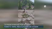 Le strade diventano fiumi di fango