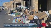 Strade invase dai rifiuti, cassonetti stracolmi