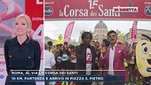Roma, al via la corsa dei Santi