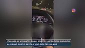 Napoli, in tangenziale a 220 all'ora col cellulare