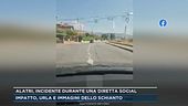 Alatri, incidente durante una diretta social