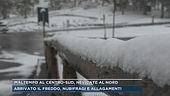 Maltempo al centro-sud, nevicate al nord