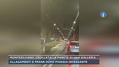 Montesilvano, crollata la parete di una galleria