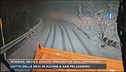 Modena, neve e strade imbiancate sull'Appennino