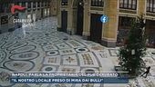 Napoli, il furto dell'albero di natale