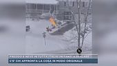 Freddo e neve in tutta Italia, in tanti a spalare