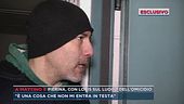 Pierina, con Loris sul luogo dell'omicidio