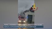 Roma, l'incendio a Malagrotta spento dopo 18 ore