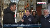 Milano, pranzo di Natale solidale in galleria