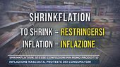 Shrinkflation, stesse confezioni ma meno prodotto