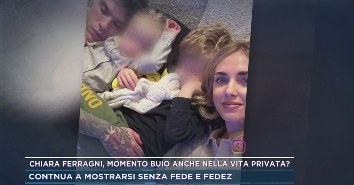 Mattino Cinque: Chiara Ferragni, momento buio anche nella vita privata ...