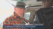 Lilly, Sebastiano mostra i sedili e le bici in auto