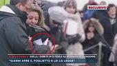 Trevignano, Gisella Cardia legge su un foglio passato da Gianni