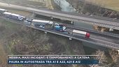 Allarme nebbia, maxi incidenti in autostrada