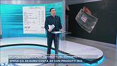 Spesa, prodotti biologici e non a confronto